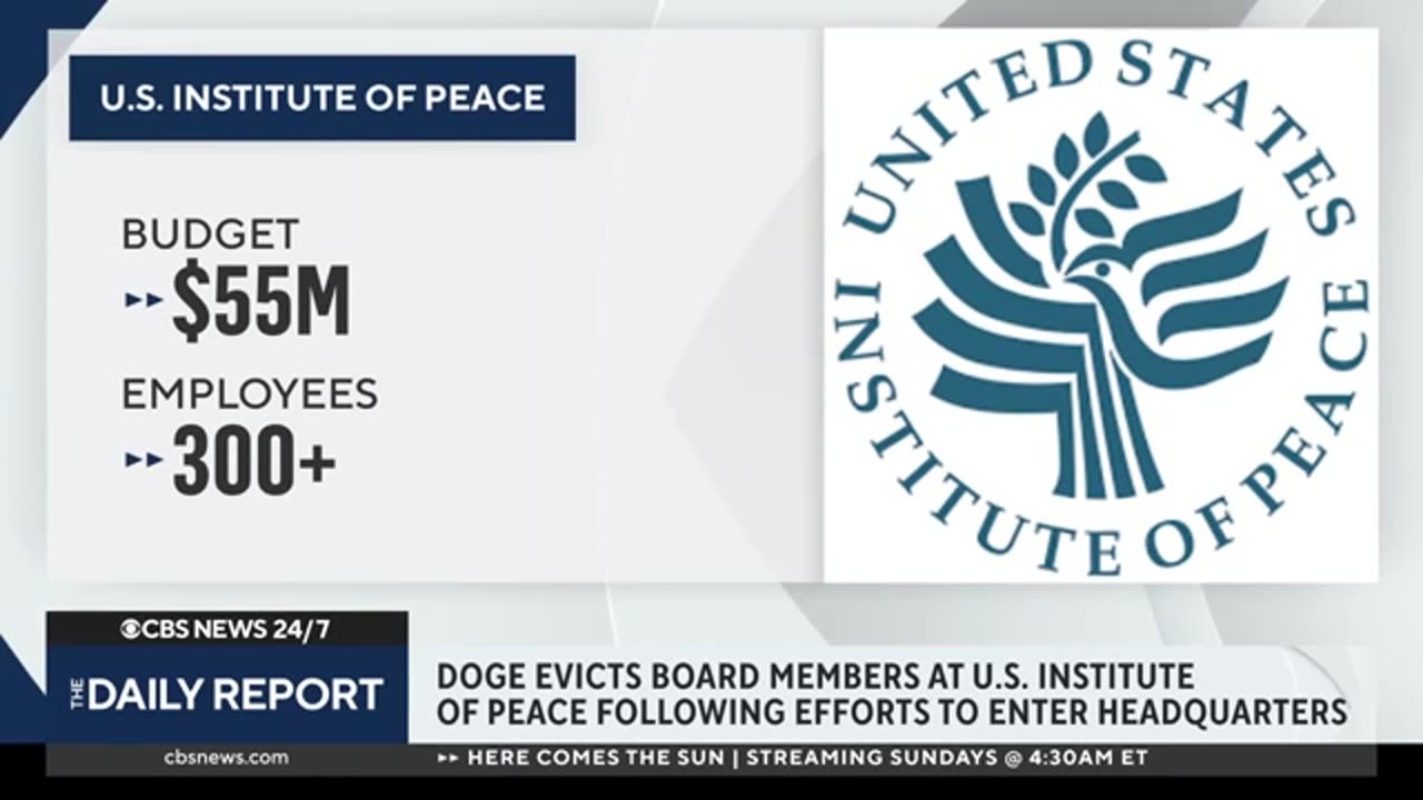 DOGE Shuts Down Institute of Peace for Failing to Deliver Peace