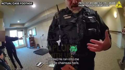 Cops Trapped in Real-Life Chainsaw Massacre