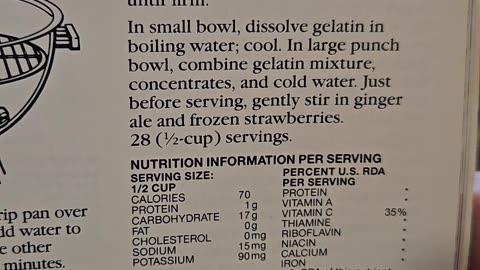 Recipe for Strawberry Party Punch