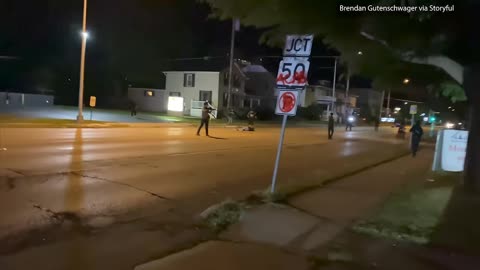 (unedited,full violence) Kyle Rittenhouse shows how to deal with BLM white cucks and negros!