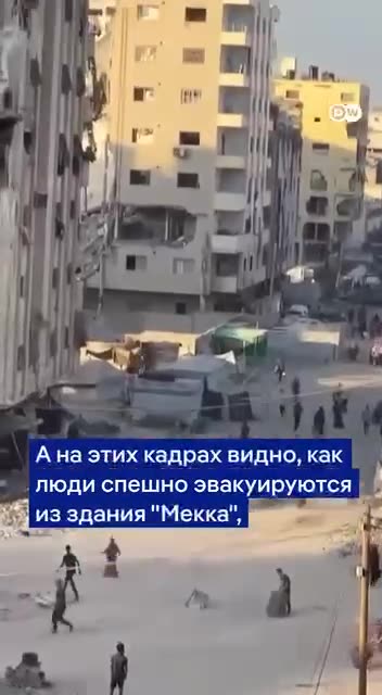 Israeli Airstrikes Level Massive Concrete Building in Gaza