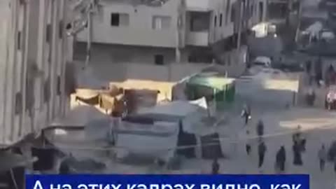 Israeli Airstrikes Level Massive Concrete Building in Gaza