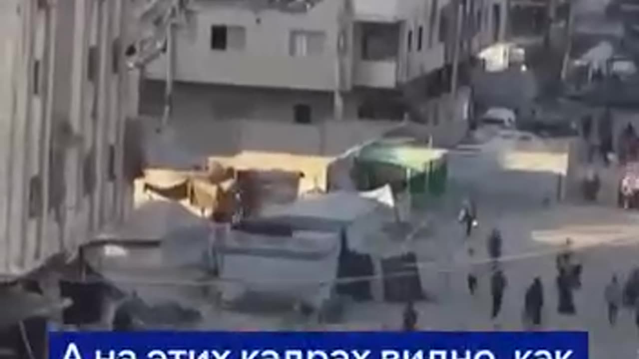 Israeli Airstrikes Level Massive Concrete Building in Gaza