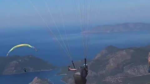 Effortless Lift-Off Over a Cliff! But Did You Notice? 🪂💨🔥