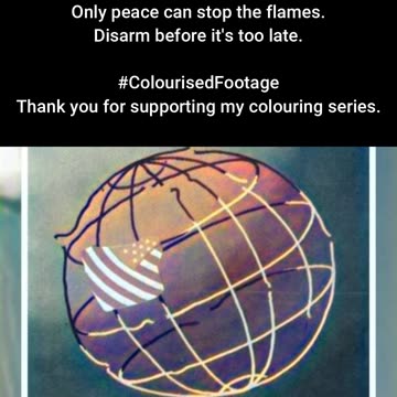Nuclear Disarmament Poster #ColourisedHistory