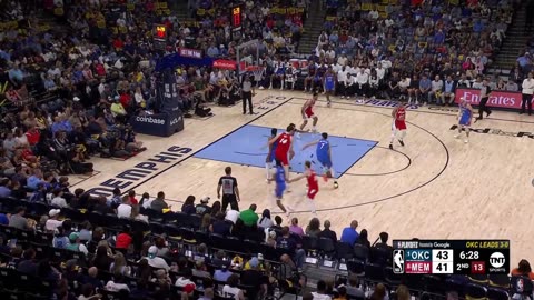 #1 THUNDER at #8 GRIZZLIES | FULL GAME 4 HIGHLIGHTS | April 26, 2025