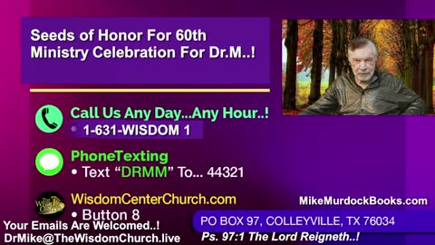 Re-Air: Wisdom World With Mike Murdock..!!!