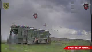 New Russian APCs Encased in Chicken Wire