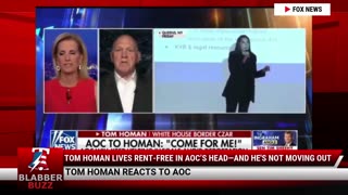 Tom Homan Lives Rent-Free in AOC’s Head—And He's Not Moving Out