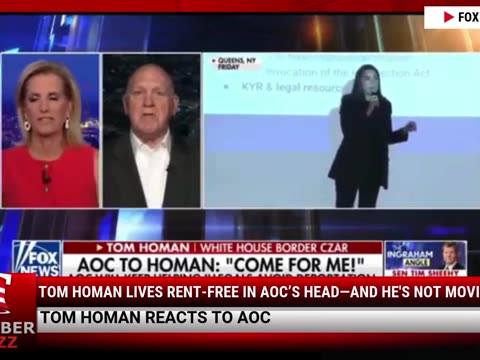 Tom Homan Lives Rent-Free in AOC’s Head—And He's Not Moving Out