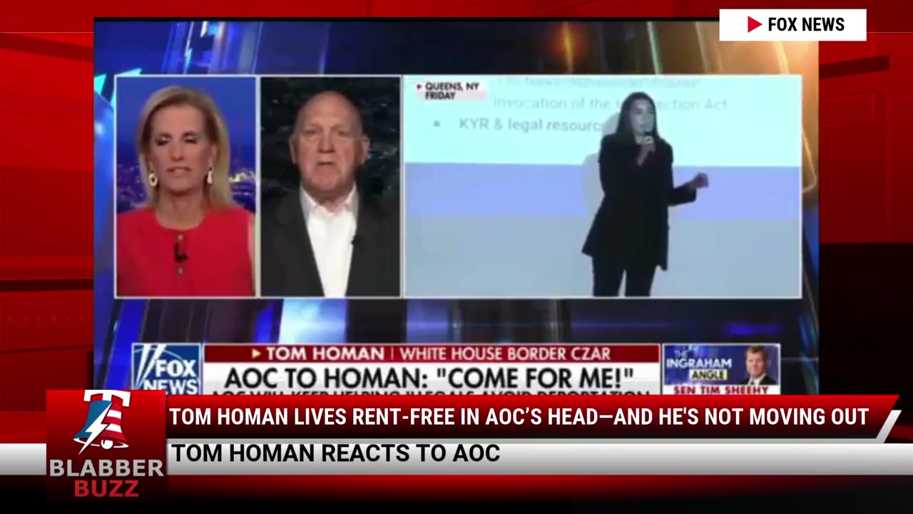 Tom Homan Lives Rent-Free in AOC’s Head—And He's Not Moving Out