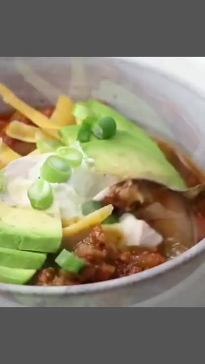 Keto Beef Chili Recipe #shorts