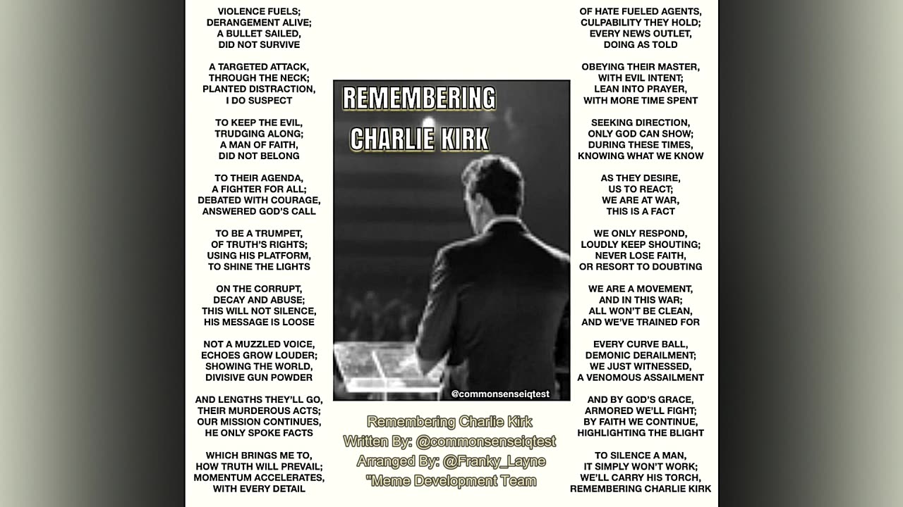 Charlie Kirk Tribute