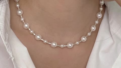 Pearl necklace designs