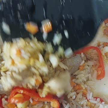 Yellow Rice Beef Steak 🐔🍳🍳🌶️🧅 Quick! #Bayashi_TV #friedrice #GezundeRezepte #PanlasangPinoy