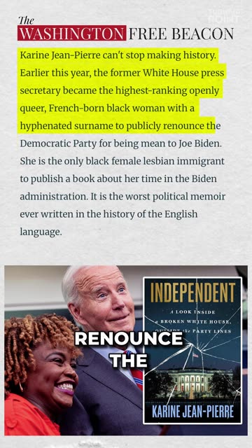 KJP and her DEI is a joke..lmao