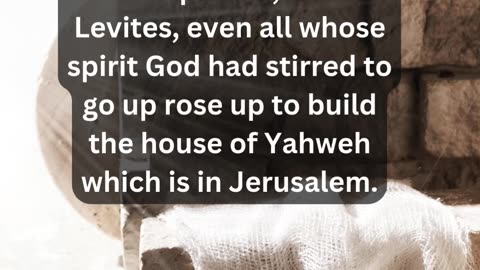 Journey of faith and spiritual growth Ezra 1:5 Daily Bible Verse