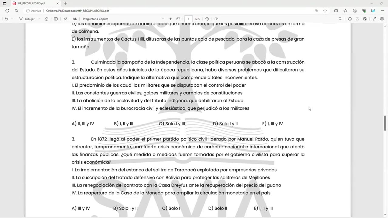 SAVIA REGULAR 2025 | Introductorio | HP