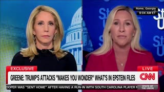 Rep. Marjorie Taylor Greene says the split between her and Trump came down to the Epstein files