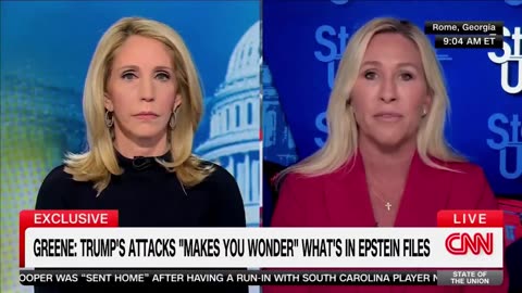 Rep. Marjorie Taylor Greene says the split between her and Trump came down to the Epstein files