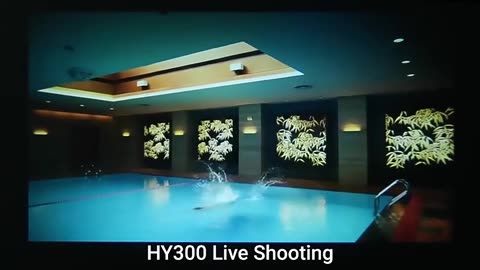 Portable Home Cinema Outdoor Projector HY300 4K Decoding Android 11 5G WiFi