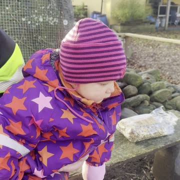 Baby Kayla Watching Her Bunny Friends Eat 🐰🥕