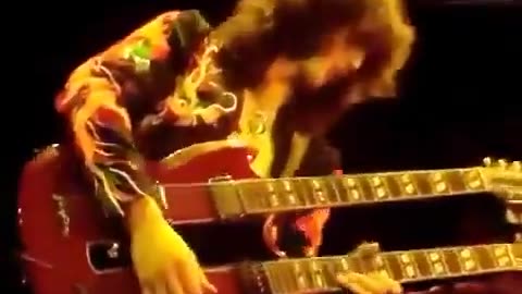Led Zeppelin performs "Stairway to Heaven" live at Earls Court, 1975.