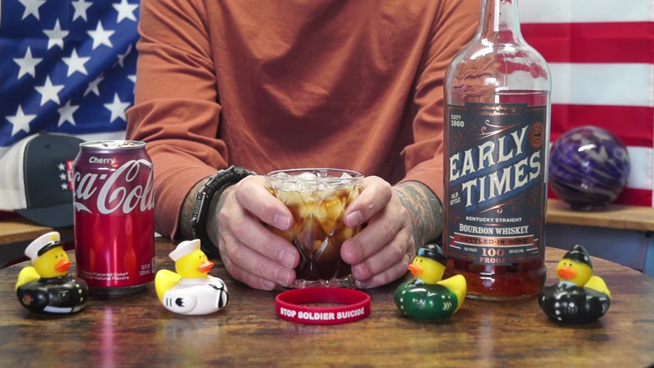 Thomas Brooks - Early Times BIB & Cherry Coke