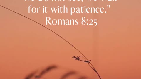 Just because it’s quiet doesn’t mean God’s not working.