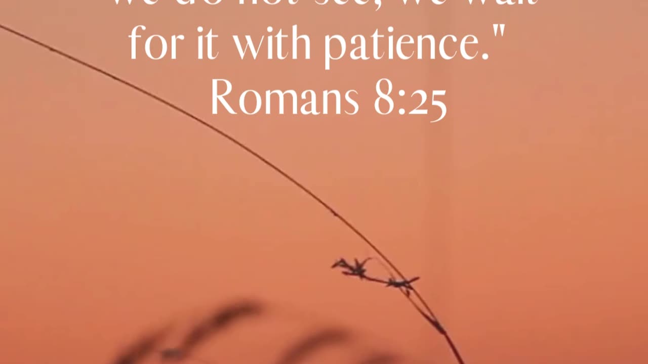 Just because it’s quiet doesn’t mean God’s not working.