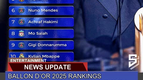 Ballon Dor Rankings Shakeup Ousmane Dembel