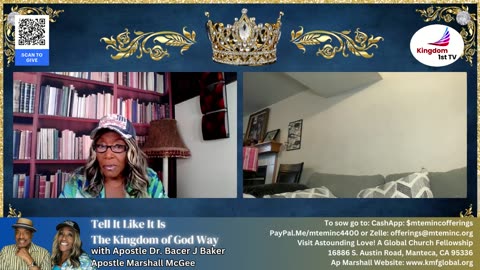 Tell It Like It Is: The Kingdom of God Way with Apostle Dr. Bacer J Baker