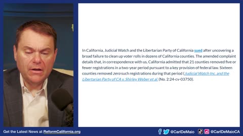 Huge Win for CA Voter ID! Plus: The Plan to Defeat Gavin Newsom