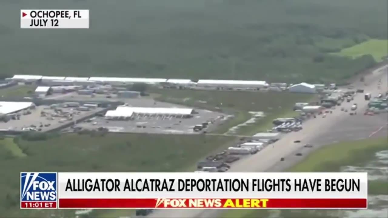 Deportation flights from Alligator Alcatraz have begun