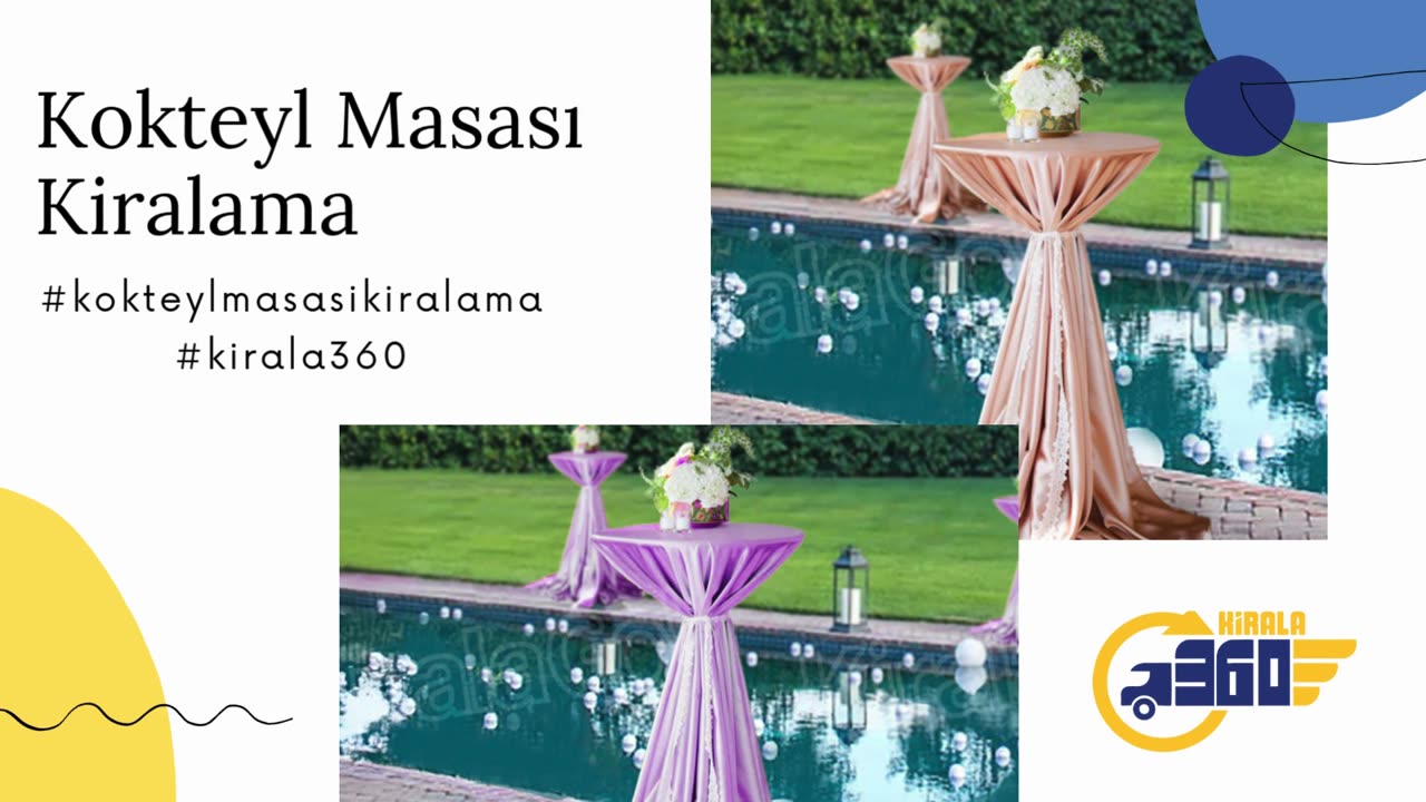 Kokteyl Masasi Kiralama
