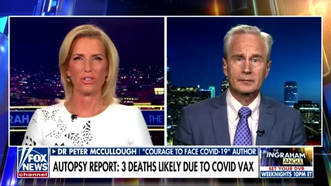COVID-19 Vaccines Causing Cardiac Arrest: Cardiologist Dr McCullough & Laura Ingraham on FOX News
