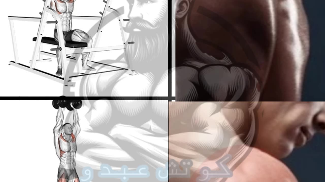 تمارين كتف🔥 أفضل تمارين الكتف لتضخيم وزيادة القوة | Shoulder Workout 💪