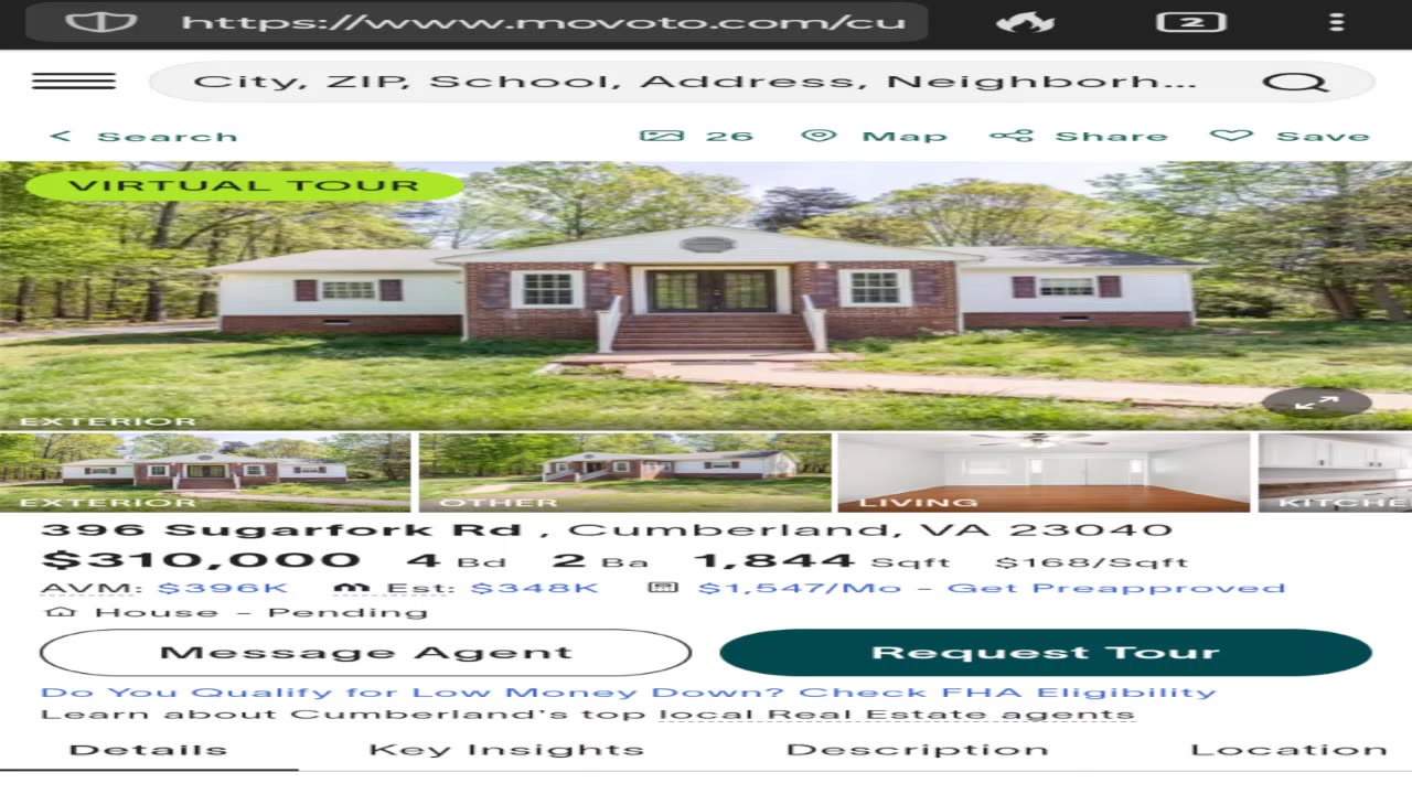 House for sale in Cumberland Virginia