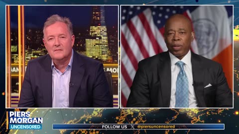 Piers Morgan Asks Eric Adams Why He Won't Just Join GOP