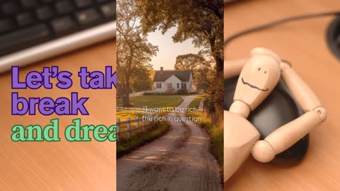 Let's Take A BREAK and DREAM a Bit! Leave Politics and Stress Behind!