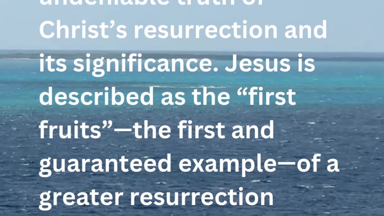 Daily Inspirations from God 1 Corinthians 15:20–22 | Devotion