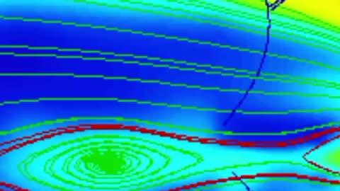 Polar Cap Lines Interacting