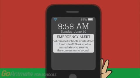 Caillou’s GoAnimate4schools Shutdown Experience