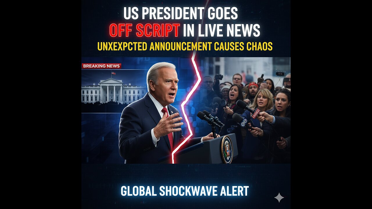 🔥 President Goes OFF SCRIPT Live — What He Said Shocked Everyone! 🇺🇸