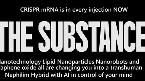 Don't Inject The Substance Into Yourself - It's The Mark of the Beast & Makes You a Monster