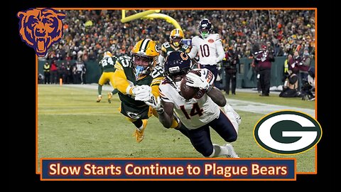 Slow Starts Continue to Plague the Bears l Bears Week 14 Post Game vs Packers l Da Bears With Dark