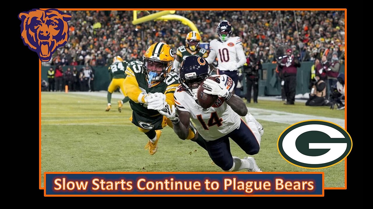 Slow Starts Continue to Plague the Bears l Bears Week 14 Post Game vs Packers l Da Bears With Dark