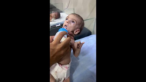 baby abubakar is feeding