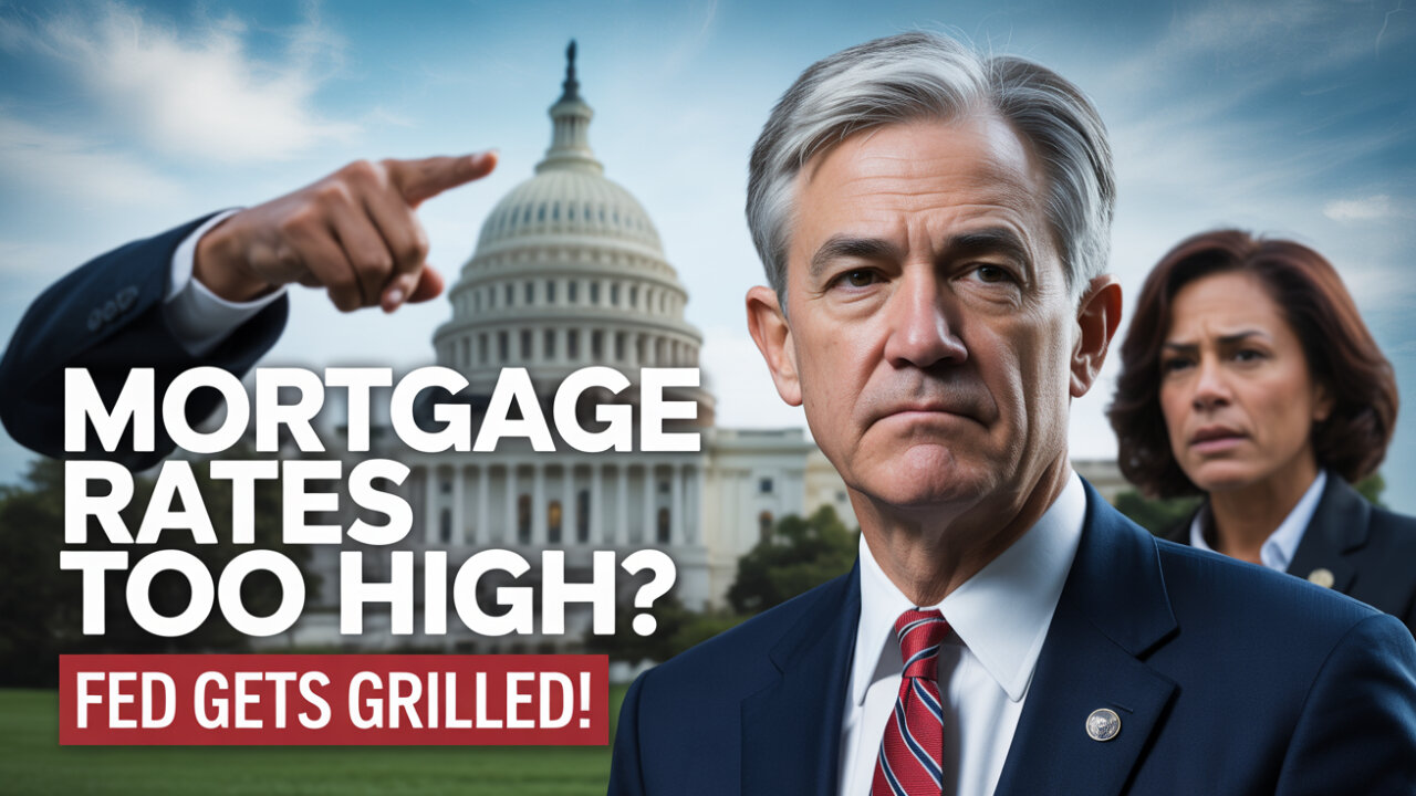 Why Are Mortgage Rates STILL So High? Fed Grilled in Heated Hearing!