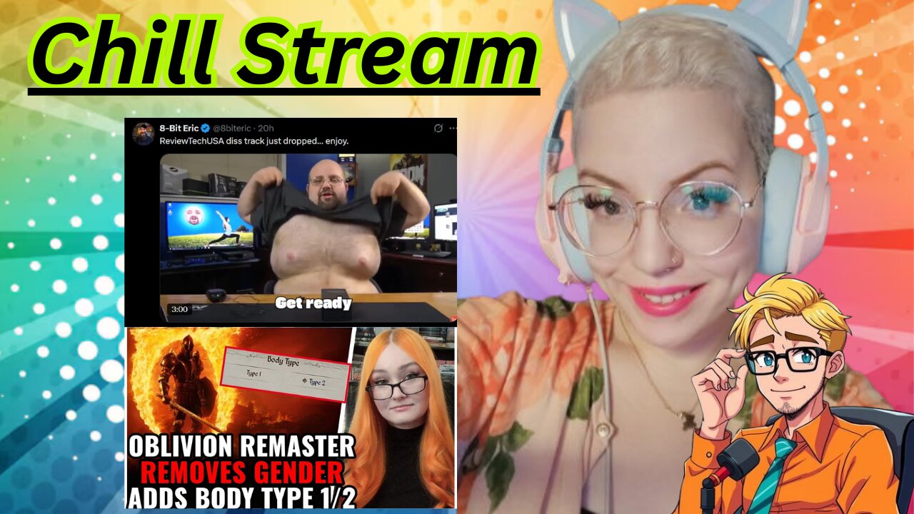 Oblivion Remake REPLACES Male/Female With Body Type 1/2 ,8bit Eric COOKS ReviewTechUSA in a rap song